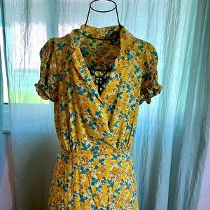 Urban Outfitters Wrap Flora Dress